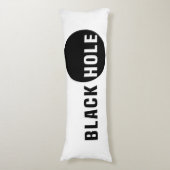 Schwarzes Loch Seitenschläferkissen (Vorderseite Vertikal)