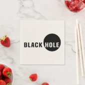 Schwarzes Loch Serviette (Beispiel)