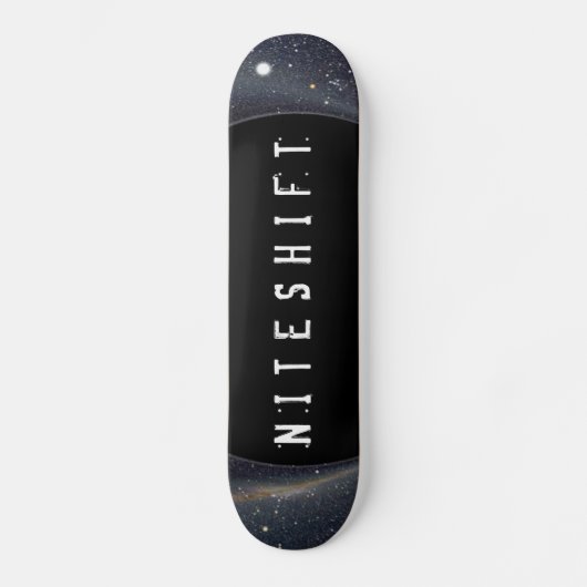 "Schwarzes Loch-" Skateboard durch Niteshift (Vorderseite)