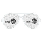 Schwarzes Loch Sonnenbrille (Vorderseite)