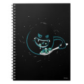 Schwarzes Loch verschlingt Notizblock (Vorderseite)