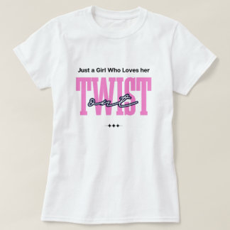 Schwarzes Locken Twistout-Würdigung Lockiges Haar  T-Shirt