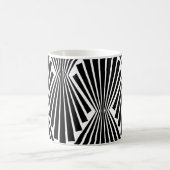 Schwarzes lockert Vintages Kaffeetasse (Mittel)
