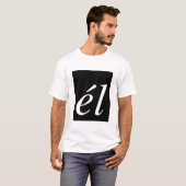 Schwarzes Logo EL (Männer) T-Shirt (Vorne ganz)