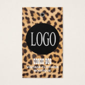 Schwarzes Logo mit Bar Code Schmuck Preis-Tags (Vorderseite)