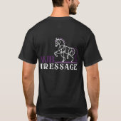Schwarzes Logo MJB Dressage T - Shirt (Rückseite)