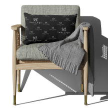 Schwarzes Logo Muster Geschäftsmarken Einfache Fir