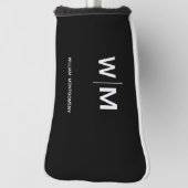 Schwarzes Logo | Unternehmen Golf Headcover (Rotieren 90)