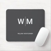 Schwarzes Logo | Unternehmen Mousepad (Mit Mouse)