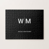 Schwarzes Logo | Unternehmen Puzzle (Horizontal)