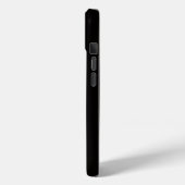 Schwarzes Luxe iPhone 15 Case, Indischer Elefant Case-Mate iPhone Hülle (Rückseite / Links)