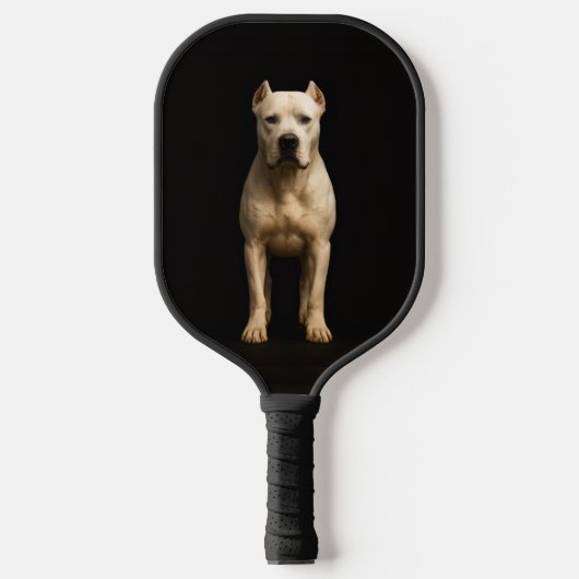 Schwarzes Luxe-Pickleball-Paddle mit Bold Argentin Pickleball Schläger (Vorderseite)