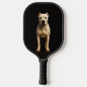Schwarzes Luxe-Pickleball-Paddle mit Bold Argentin Pickleball Schläger (Rückseite)