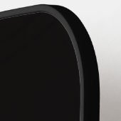 Schwarzes Luxe-Pickleball-Paddle mit Bold Argentin Pickleball Schläger (Linke Seite)