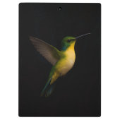 Schwarzes Luxus-Clip-Board, Fliegender Vogel Klemmbrett (Rückseite)