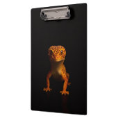 Schwarzes Luxus-Clipboard 4, Gecko Leopard-Lizard Klemmbrett (Links)