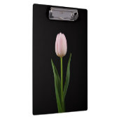 Schwarzes Luxus-Clipboard 4 mit rosa Tulpe Klemmbrett (Rechts)