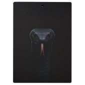 Schwarzes Luxus-Clipboard, Schwarze Mamba Klemmbrett (Rückseite)