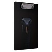 Schwarzes Luxus-Clipboard, Schwarze Mamba Klemmbrett (Rechts)