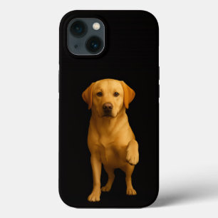 Schwarzes Luxus iPhone 13, sanfter Labrador-Hund Case-Mate iPhone Hülle