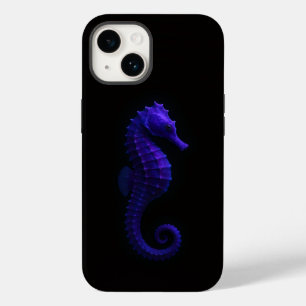 Schwarzes Luxus-iPhone 14 Mate in Violettem Seepfe Case-Mate iPhone 14 Hülle