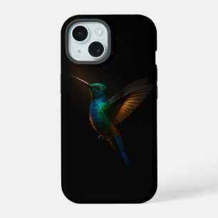 Schwarzes Luxus-iPhone 15 Case-Mate, Flying Bird iPhone 15 Hülle