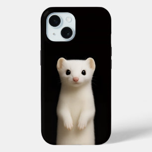 Schwarzes Luxus-iPhone 15-Case mit stilvollem Herm Case-Mate iPhone Hülle