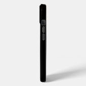Schwarzes Luxus-iPhone-15-Case, Mitternachtsblaue Case-Mate iPhone Hülle (Rückseite / Links)
