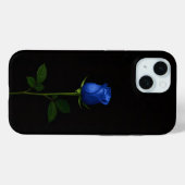 Schwarzes Luxus-iPhone-15-Case, Mitternachtsblaue Case-Mate iPhone Hülle (Rückseite (Horizontal))