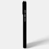 Schwarzes Luxus-iPhone 15 Pro Max mit serenem Schi Case-Mate iPhone Hülle (Rückseite / Links)