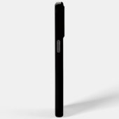 Schwarzes Luxus-iPhone 15 Pro Max mit serenem Schi Case-Mate iPhone Hülle (Rückseite / Rechts)
