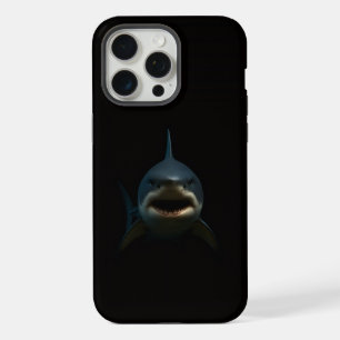 Schwarzes Luxus-iPhone 15 Pro Max mit Weißem Hai iPhone 15 Pro Max Hülle