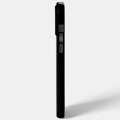 Schwarzes Luxus-iPhone 15 Pro Max, sonnengelbene R Case-Mate iPhone Hülle (Rückseite / Links)