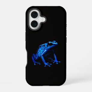 Schwarzes Luxus-iPhone 16 Case-Mate mit Blauem Fro iPhone 16 Hülle