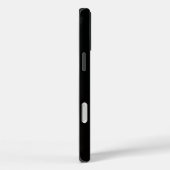 Schwarzes Luxus-iPhone 16 Plus mit Blauem Band-Aal Case-Mate iPhone Hülle (Rückseite / Rechts)