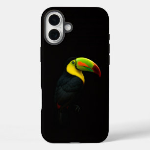Schwarzes Luxus-iPhone 16 Plus mit Keilschnecken-T iPhone 16 Plus Hülle