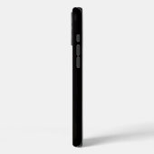 Schwarzes Luxus-iPhone 16 Plus mit serenem Schimpa Case-Mate iPhone Hülle (Rückseite / Links)