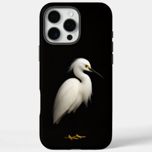 Schwarzes Luxus-iPhone 16 Pro Max, Schneegreif iPhone 16 Pro Max Hülle