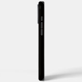 Schwarzes Luxus-iPhone 16 Pro Max, Schneegreif Case-Mate iPhone Hülle (Rückseite / Links)