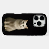 Schwarzes Luxus-iPhone 16 Pro mit Türkischer Angor Case-Mate iPhone Hülle (Rückseite (Horizontal))
