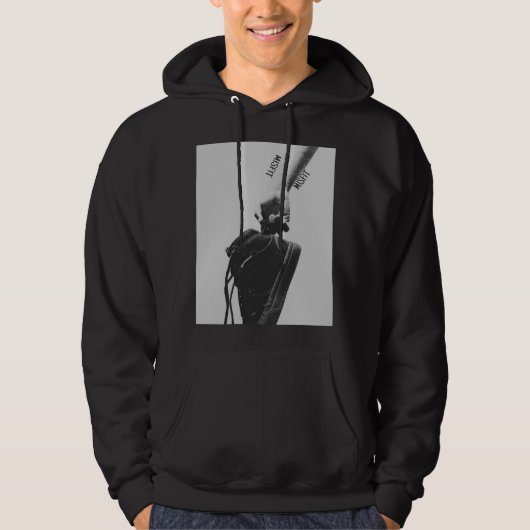 Schwarzes M! SF! T-Logo Hoddie Hoodie (Vorderseite)