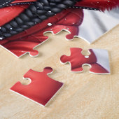 Schwarzes Mädchen Afroamerikaner mit Braids Puzzle (Seite)