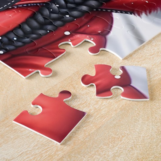 Schwarzes Mädchen Afroamerikaner mit Braids Puzzle (Seite)