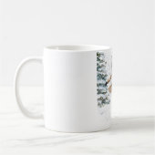 Schwarzes Mädchen Eislaufen Weihnachten Kaffeetasse (Links)