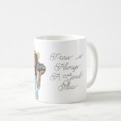 Schwarzes Mädchen Paris ist immer eine gute Idee Kaffeetasse (VorderseiteRechts)