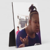 Schwarzes Mädchen, was Mem Fotoplatte (Seite)