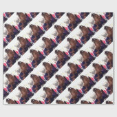 Schwarzes Mädchen welches meme Geschenkpapier (Flach)