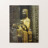 schwarzes madonna Montserrat Puzzle (Vertikal)