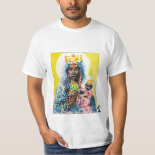 Schwarzes Madonna T-Shirt