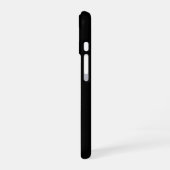 Schwarzes Mama-Etabliert-Skript iPhone 16 Hülle (Linke Seite)
